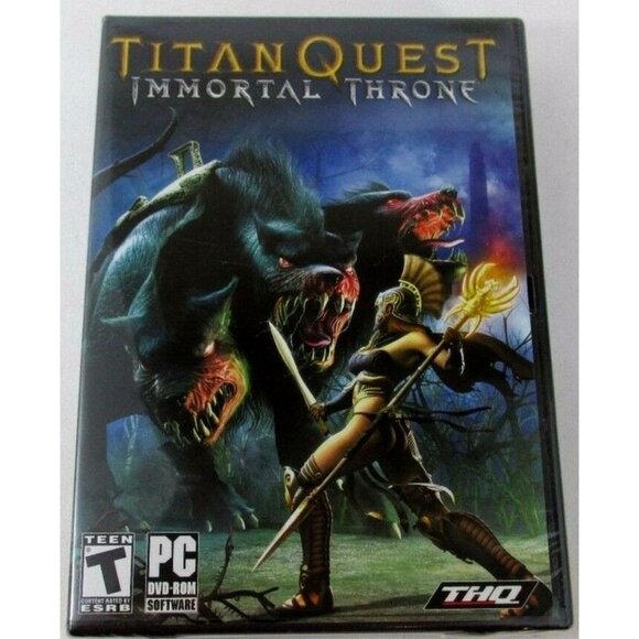 Expansion Pack for Titan Quest: Immortal Throne PC 2007 New Sealed Game - Picture 1 of 2